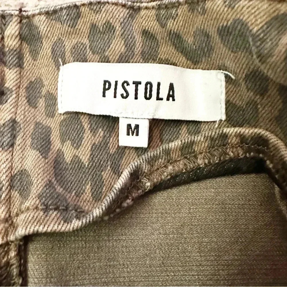 Pistola• Cheetah print raw hem mini skirt size medium - Picture 4 of 10